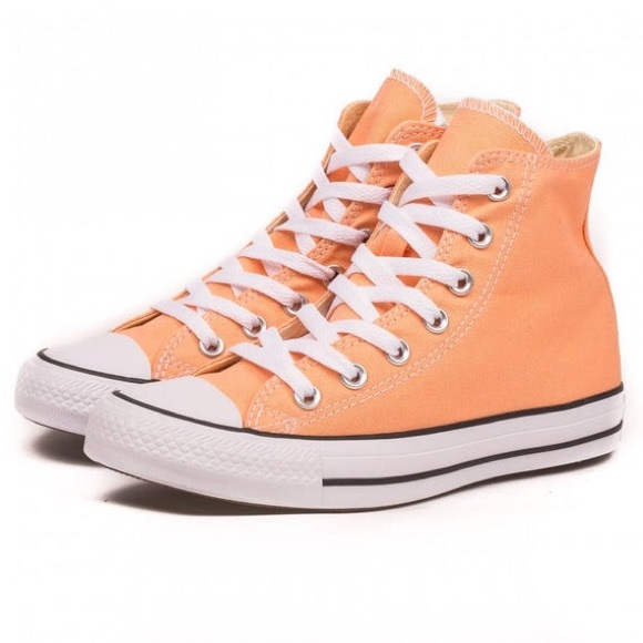 peach converse womens